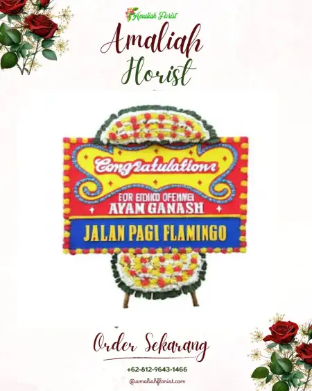 Sewa Papan Bunga Sangkrah